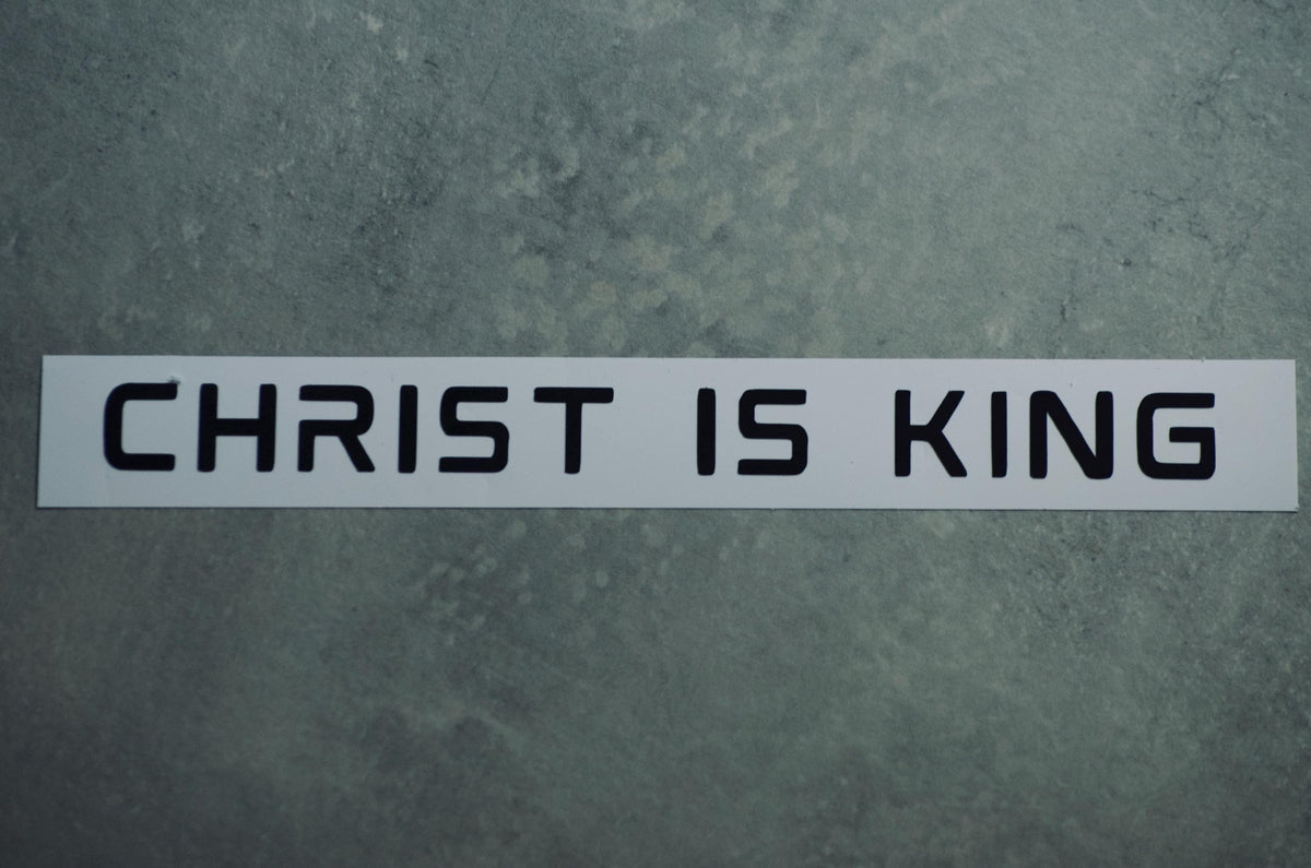 Christ is King (Reflective Grey)